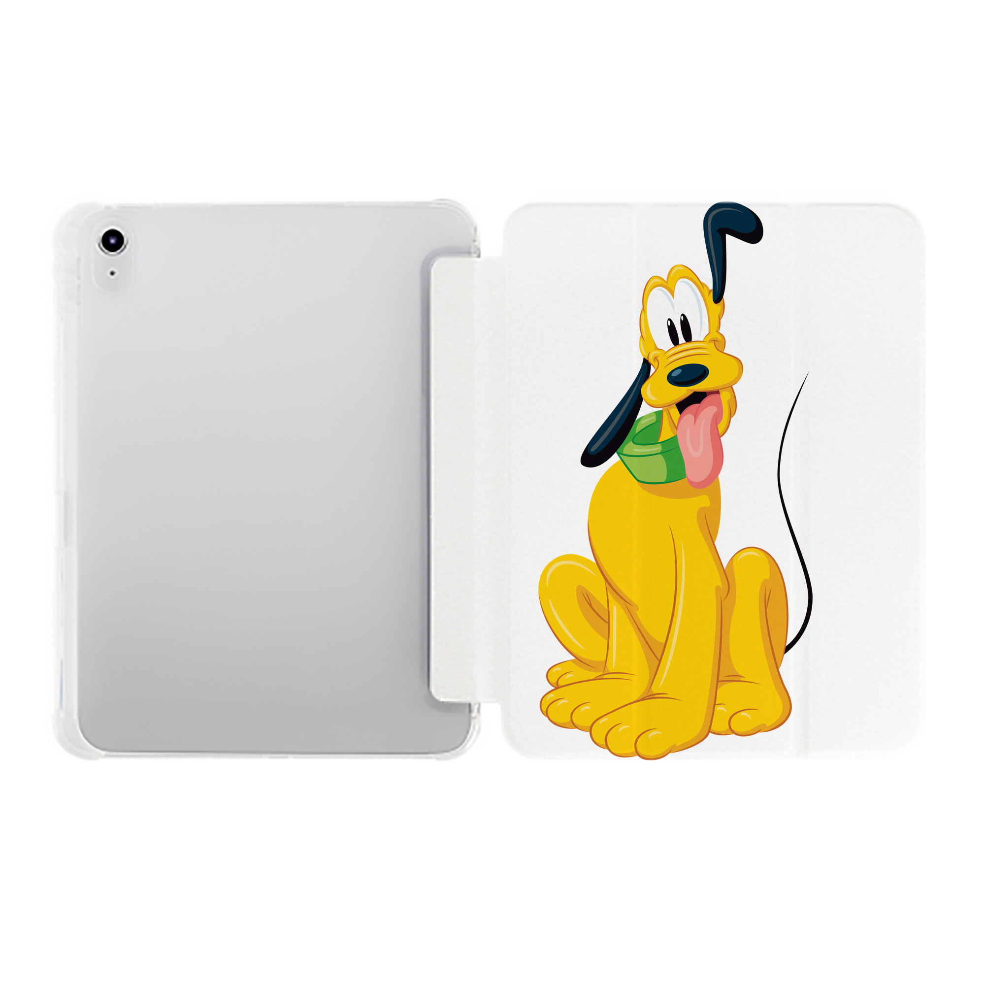 （画像用） ミッキーマウス Mickey Mouse IPad ケース ペン収納付き 三つ折りスタンド PUレザー×シリコン 対応機種9.5/10.5/10.9インチ